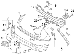 Bumper Cover (Rear, Lower)