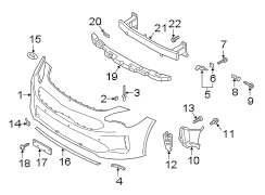 Bumper Impact Bar (Front)