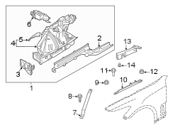 Fender Brace (Right, Front)