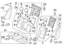 Seat Armrest Cover (Rear)