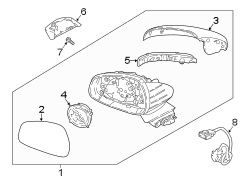 Door Mirror Drive Motor