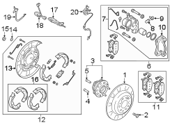 Wheel Bearing and Hub Assembly (Front, Rear)