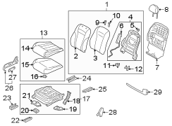 Seat Cushion Foam (Front)