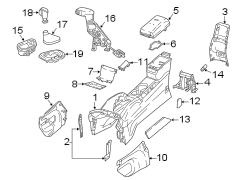 Center Console (Front, Rear)