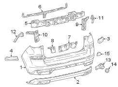 Bumper Cover (Rear, Upper, Lower)