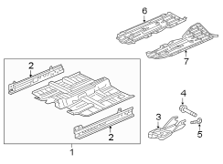 Floor Pan Splash Shield (Left, Front)