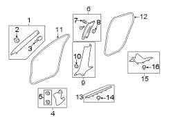 Door Seal (Rear, Lower)