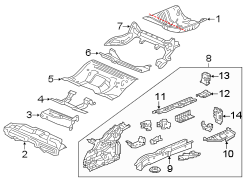 Frame Side Member Assembly (Right, Rear)