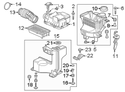 Engine / transaxle. Air intake.