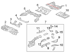 Floor Pan Crossmember