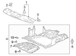 Radiator Support Access Cover (Front, Upper, Lower)