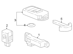 Keyless entry components.