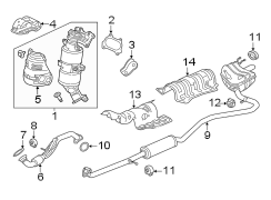 Exhaust system. Exhaust components.