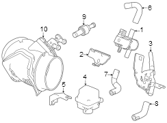 Vapor Canister Purge Solenoid Bracket