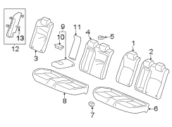 Seat Belt Guide (Rear)