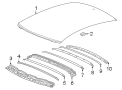 Roof Header Panel (Rear)