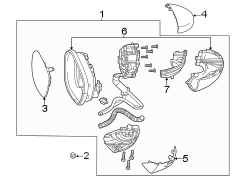 Door Mirror Cover (Right, Upper)