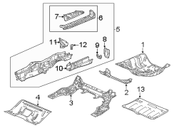 Frame Side Member Assembly (Left, Rear)