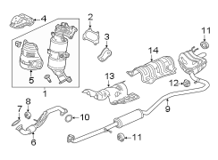 Exhaust system. Exhaust components.