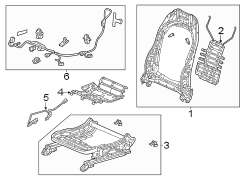 Power Seat Wiring Harness (Right, Front)