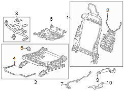 Seat Back Frame (Left, Front)