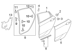 Door Shell (Left, Rear)