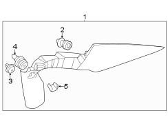 Interior Quarter Panel Trim Panel (Left, Upper)