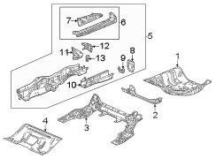 Frame Side Member Assembly (Left, Rear)