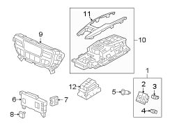 CONSOLE. ELECTRICAL COMPONENTS.