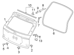 Liftgate Seal (Upper)