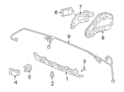 Blind Spot Detection System Warning Sensor (Left)