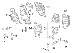 EXHAUST SYSTEM. MANIFOLD.