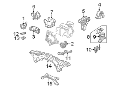 Engine / transaxle. Engine & TRANS mounting.