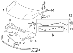 Hood Hinge (Right)