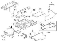 Console Trim Panel (Right, Upper)