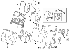 Seat Frame Trim Panel (Left, Rear, Lower)