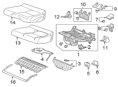 Seat Cover (Left, Rear, Lower)