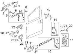 Door Latch Cable Clip