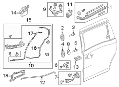 Sliding Door Lock Actuator Cable