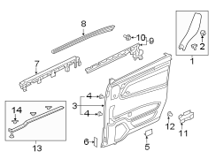 Door Belt Molding (Left)