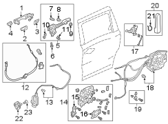 Sliding Door Handle Gasket (Right)