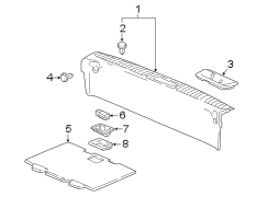 Spare Tire Compartment Cover