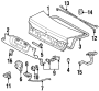 TRUNK LID. LID & COMPONENTS.