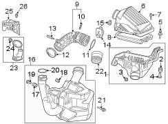Engine / transaxle. Air intake.
