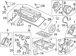 ENGINE / TRANSAXLE. ENGINE PARTS.