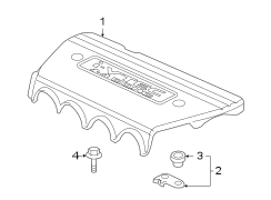 ENGINE / TRANSAXLE. ENGINE APPEARANCE COVER.