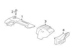 ENGINE / TRANSAXLE. ENGINE APPEARANCE COVER.
