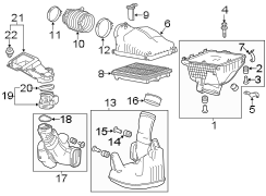 Engine / transaxle. Air intake.