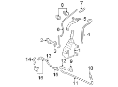 WINDSHIELD. WASHER COMPONENTS.