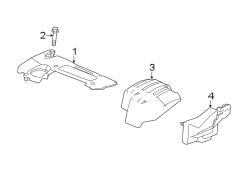 ENGINE / TRANSAXLE. ENGINE APPEARANCE COVER.